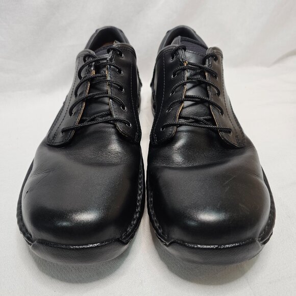 Red Wing 8703 Black Leather Soft Toe Oxford Work Casual Shoes Men's Size 13D EUC - Picture 3 of 15